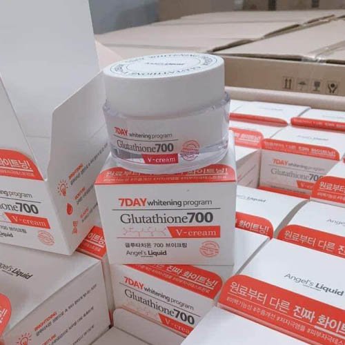 Kem Dưỡng Trắng Da 7 Day Whitening Program Glutathione 700 V-cream Hàn Quốc