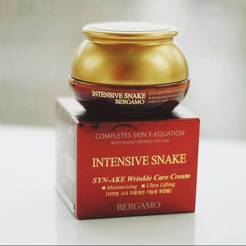 Kem Dưỡng Trắng Da Bergamo Intensive Snake Wrinkle Care Hàn Quốc Cream 50g
