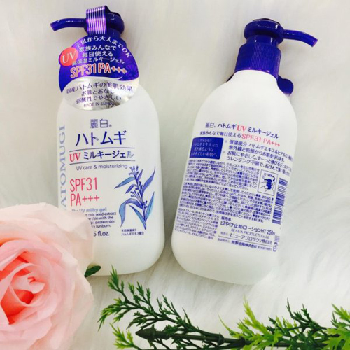 Sữa Chống Nắng, Dưỡng Trắng Da Hatomugi 250ml Nhật Bản