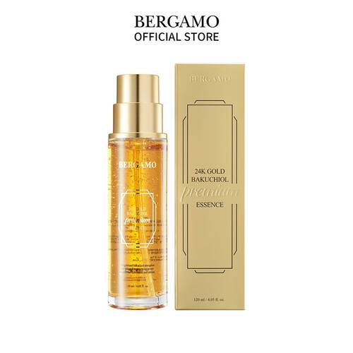 Tinh chất Cấp Ẩm Cao Cấp Chống Lão Hóa Bergamo 24K Gold Bakuchiol Premium 120ml