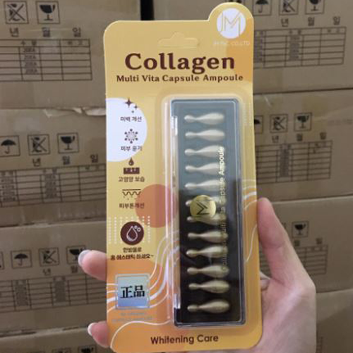 Viên Collagen tươi Ammud Multi Vita Ampoule Hàn Quốc