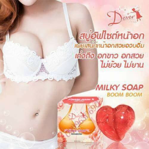 Xà Bông Tắm Massa Nở Ngực Thái Lan Milky Soap