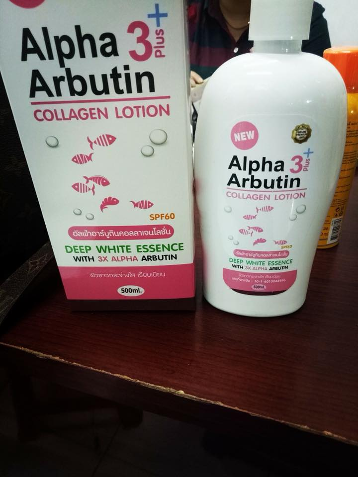 body-duong-the-kich-trang-da-alpha-arbutin-collagen-lotion-3plus-500ml-thai-lan-2400