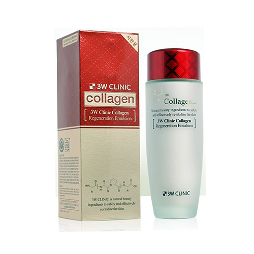 Sữa Dưỡng Da 3W Clinic Collagen Regeneration Emulsion - Hàn Quốc